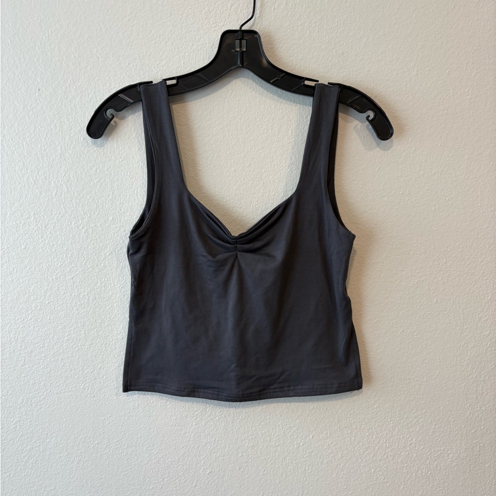 Charcoal Gray Women's Top